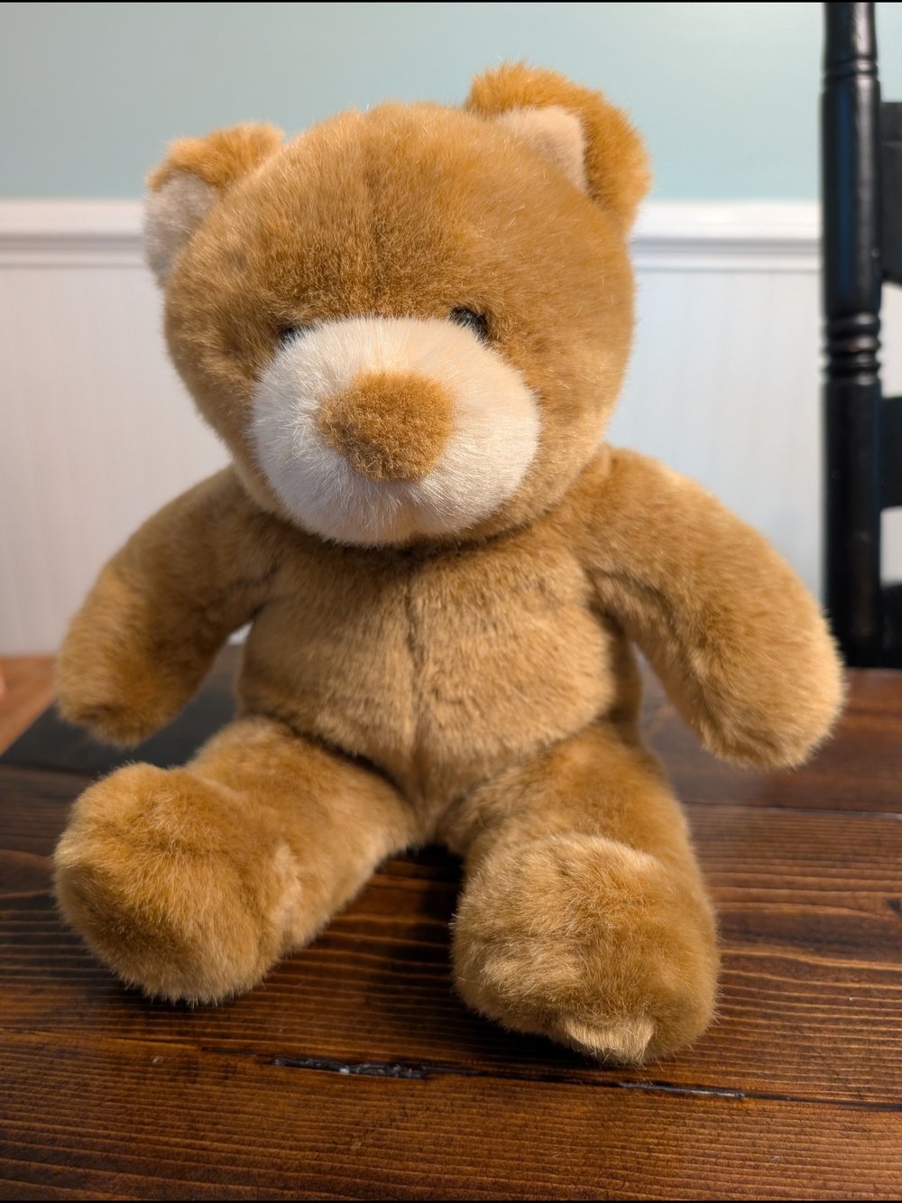 Retired Build A Bear Taffy 12" Teddy Bear With Princess Shirt & Hair Bows